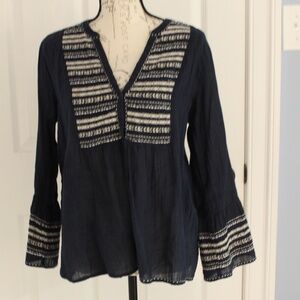 GOING, GOING GONE ON FRIDAY!   Velvet by Graham and Spencer navy top